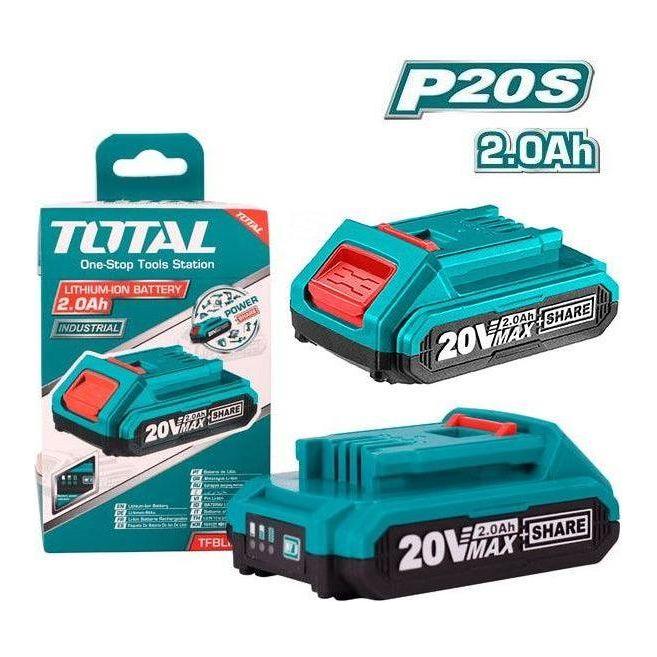 Total TFBLI20011 20V Lithium Ion Battery 2.0Ah - KHM Megatools Corp. Total TFBLI20011 20V Lithium Ion Battery 2.0Ah - KHM Megatools Corp.